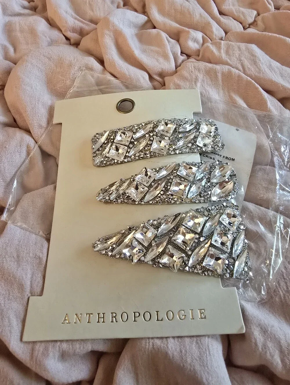 Anthropologie Cosmic Rock Hair Clips